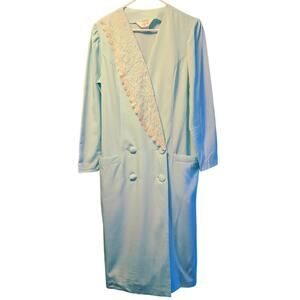 Vintage JC Penny 80's house coat size 12 damaged